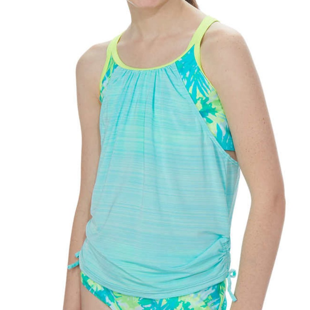 NEW without tags Gerry Girl's Swim Tankini Style Mesh Top